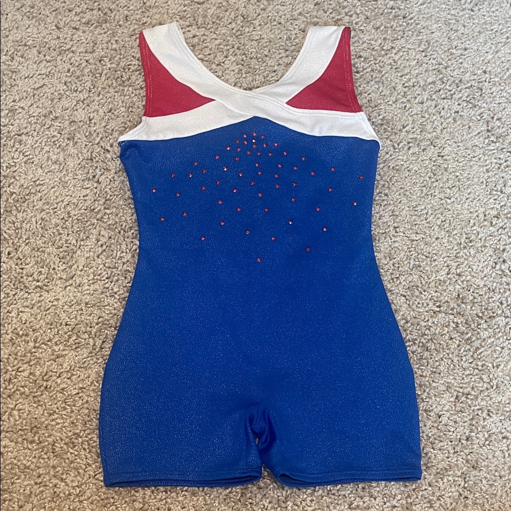 Freestyle Red, White, and Blue Kids One Piece